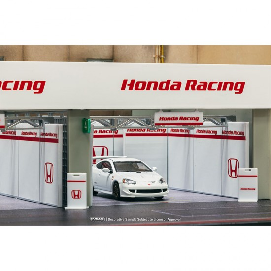 TARMAC WORKS 1/64 PIT GARAGE DIORAMA HONDA RACING