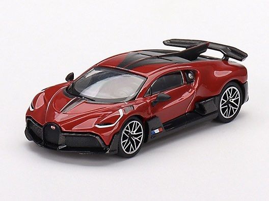 MGT00503 - RED METALLIC - BUGATTI DIVO - USA EXCLUSIVE MINI GT