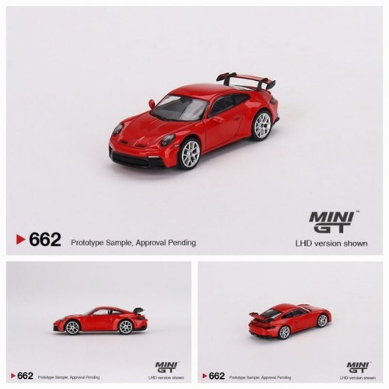 #662 Porsche 911 GT3 Guards Red | Shopee Philippines MINI GT