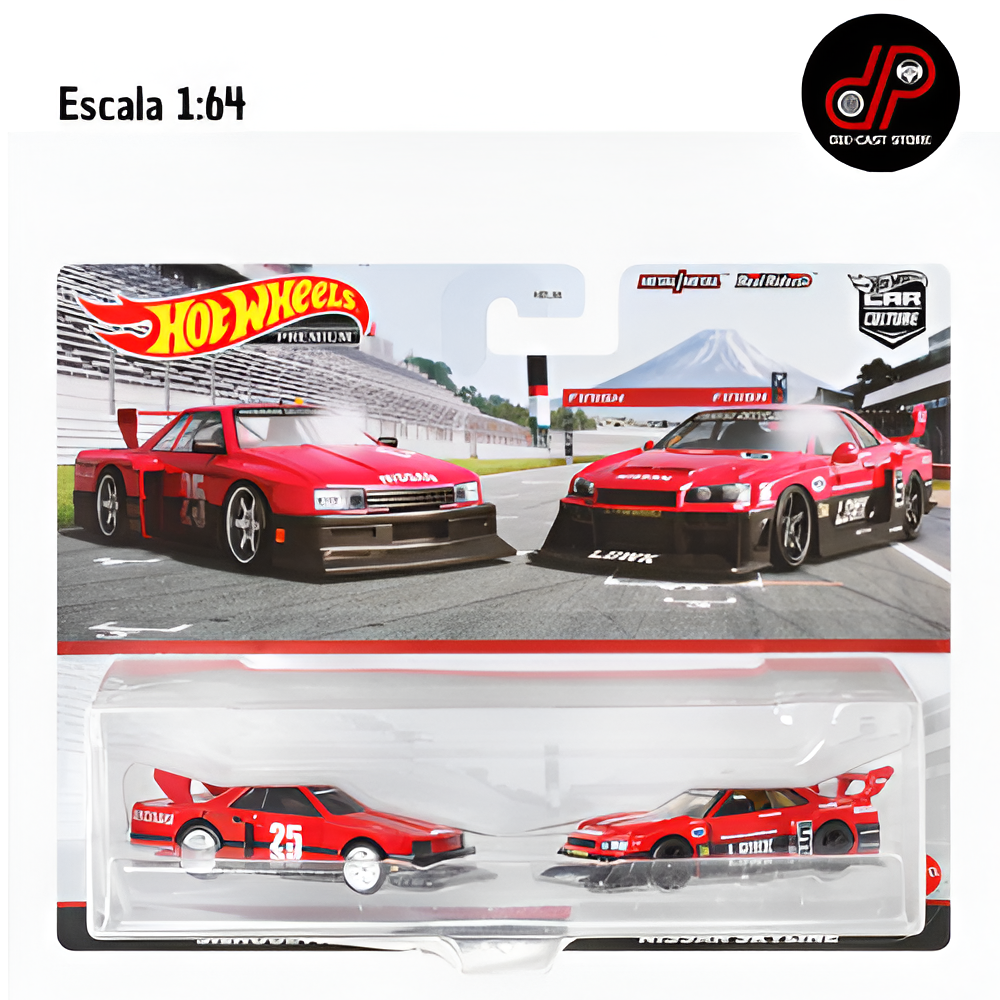 Hot Wheels Premium - Duo Pack -  Nissan Skylines HOT WHEELS PREMIUM