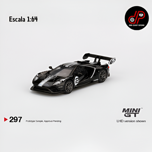 MGT00297 - SHADOW BLACK - FORD GT MK II #2 MINI GT