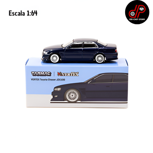 Tarmac Works VERTEX Toyota Chaser JZX100 Blue