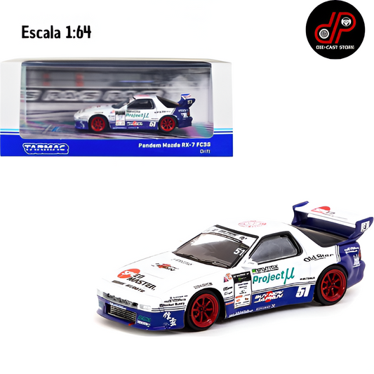 Modelcar Mazda RX-7 FC3S Pandem Drift Tarmac Works 1/64 TARMAC