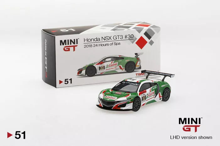 Honda NSX GT3 #30 2018 24 Hours of Spa KAIDO HOUSE MINI GT