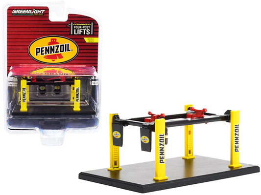 Adjustable Four-Post Lift Pennzoil GreenLight