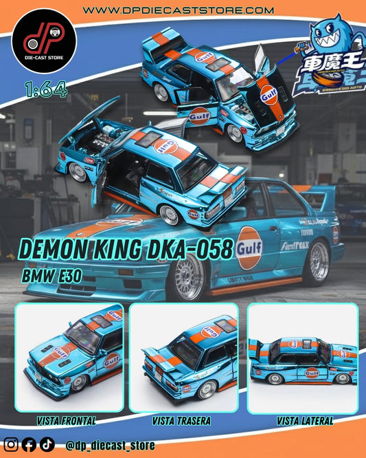 DEMON KING AUTO 1/64 BMW E30 DIECAST MODEL.