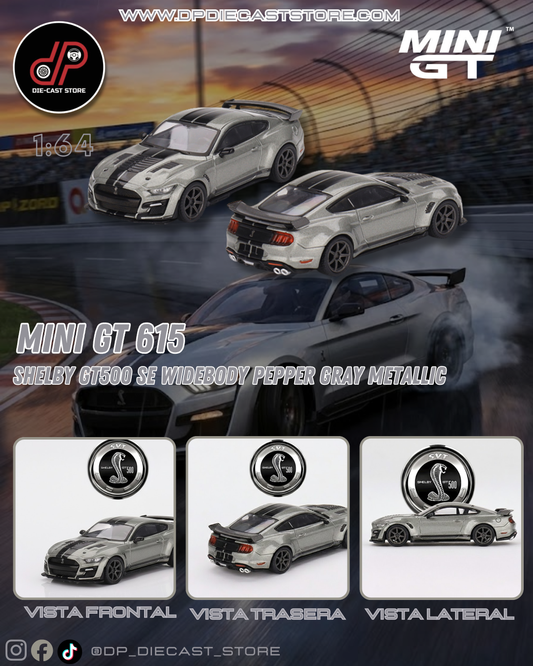 MGT00615 Shelby GT500 SE Widebody Pepper Gray Metallic MINI GT