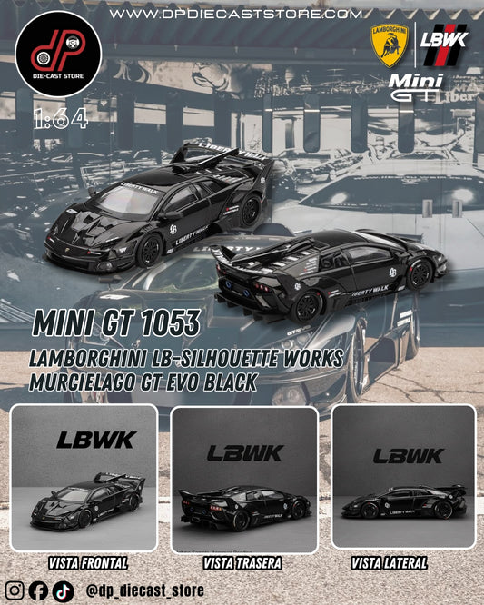 MGT01053 LAMBORGHINI LB-SILHOUETTE WORKS MURCIELAGO GT EVO BLACK