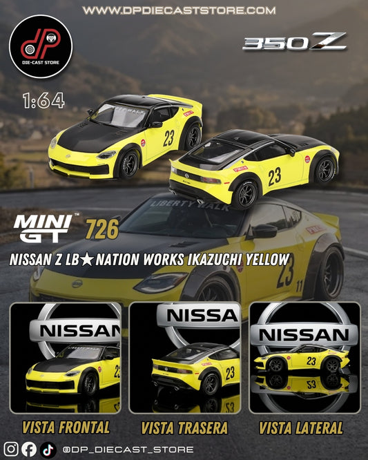 MGT00826 NISSAN Z LB★NATION WORKS IKAZUCHI YELLOW