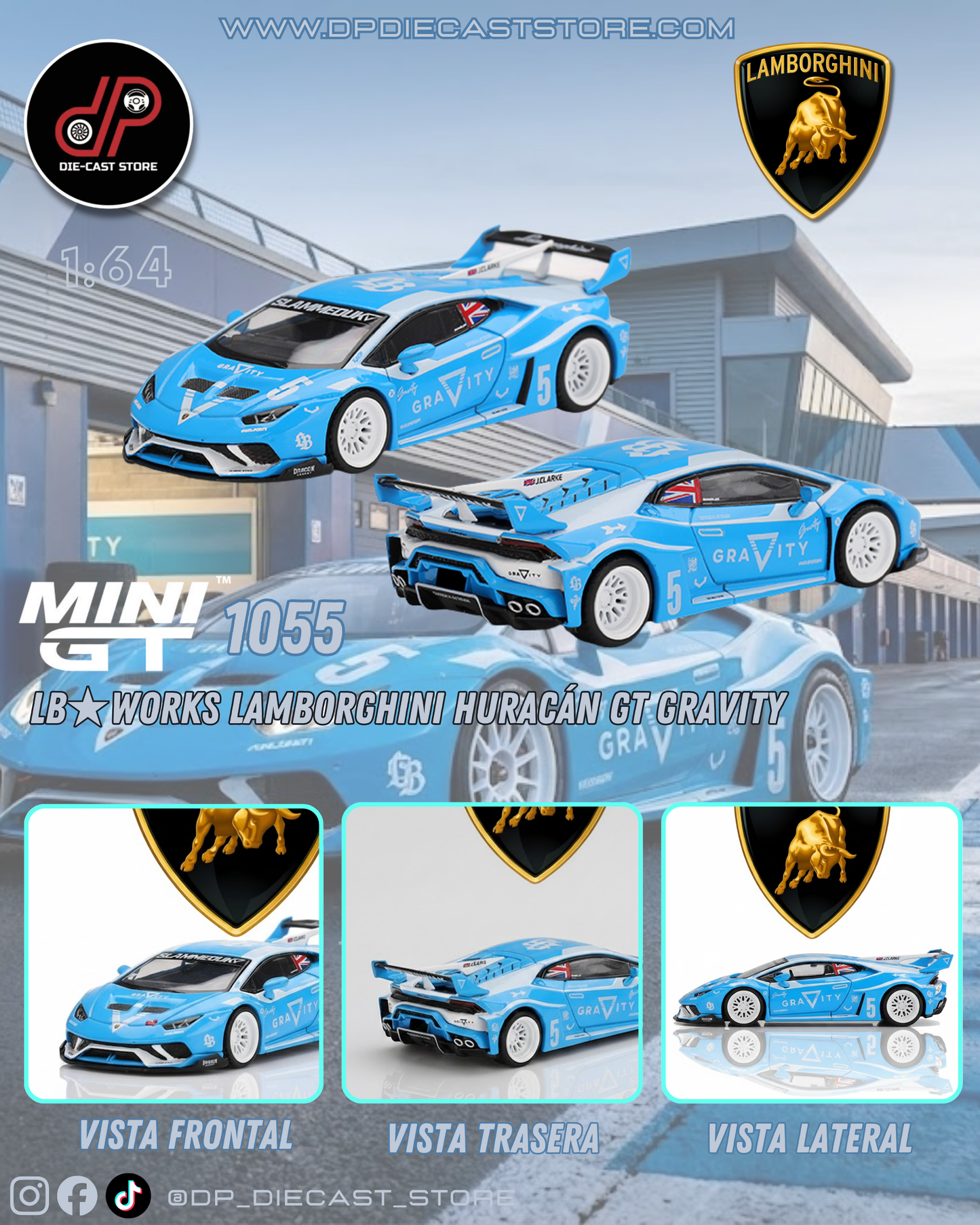 MGT01055 LB★WORKS LAMBORGHINI HURACÁN GT GRAVITY