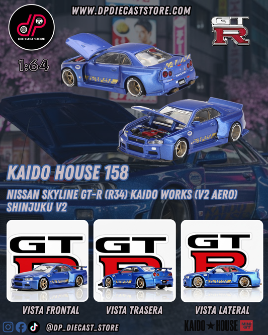 KHMG158 NISSAN SKYLINE GT-R (R34) KAIDO WORKS (V2 AERO) SHINJUKU V2